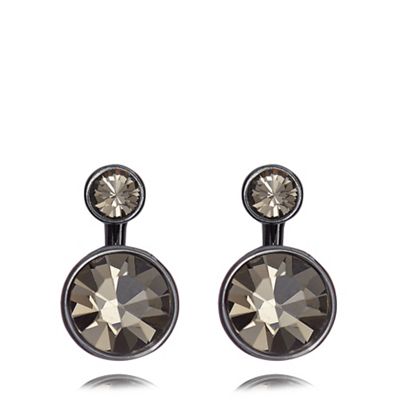 Hematite grey earrings